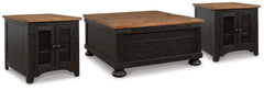 Hoover Furniture Outlet - Ashley Furniture - Valebeck Coffee Table and 2 End Tables - Coffee Table and 2 End Tables - T468T2