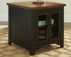 Hoover Furniture Outlet - Ashley Furniture - Valebeck End Table - Rectangular End Table - T468-3
