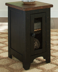 Hoover Furniture Outlet - Ashley Furniture - Valebeck Chairside End Table - Chair Side End Table - T468-7