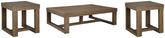Hoover Furniture Outlet - Ashley Furniture - Cariton Coffee Table and 2 End Tables - Coffee Table and 2 End Tables - T471T1