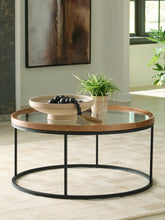 Hoover Furniture Outlet - Ashley Furniture - Noraluna Coffee Table - Round Cocktail Table - T502-8
