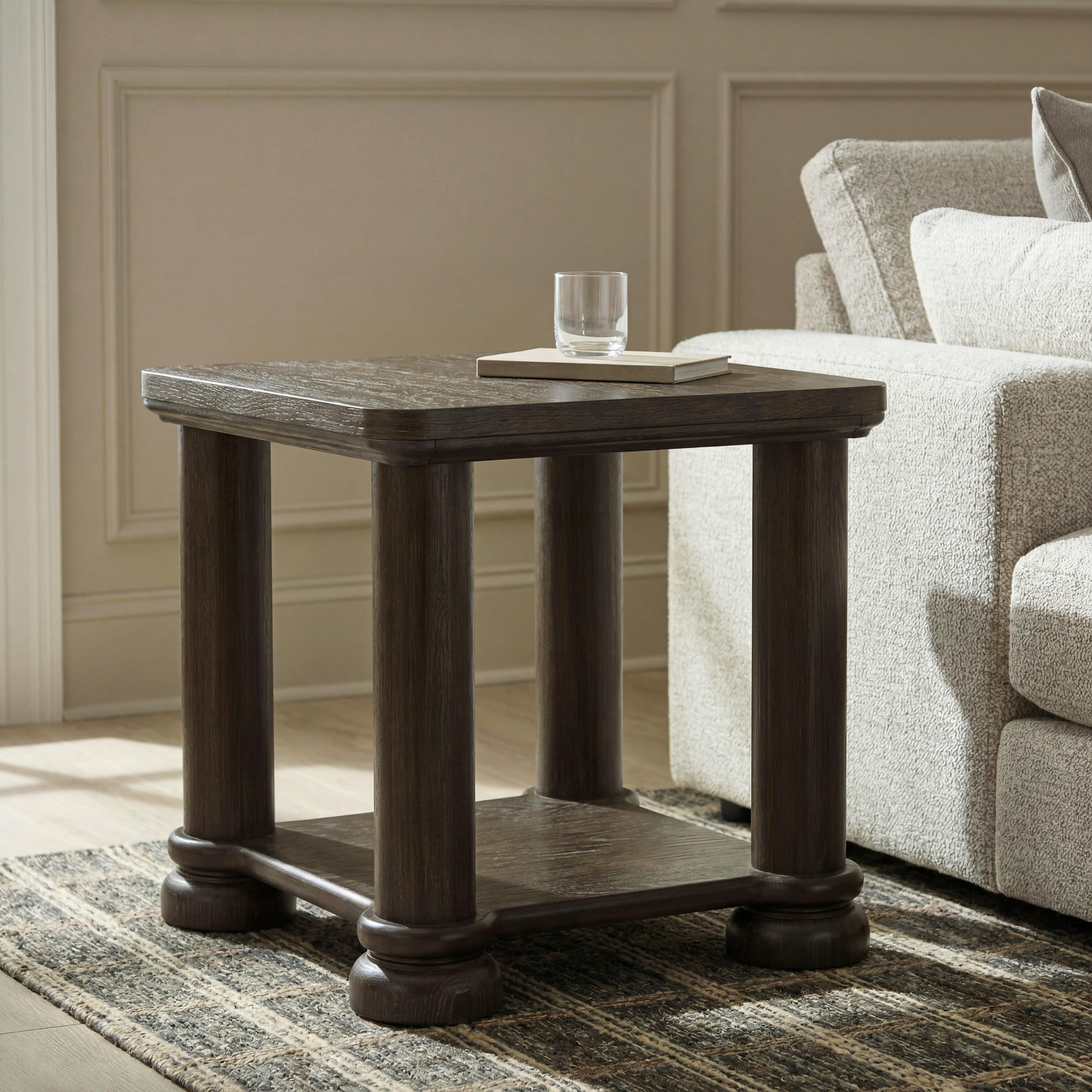 Hoover Furniture Outlet - Ashley Furniture - Bannette End Table - Square End Table - T605-2