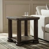 Hoover Furniture Outlet - Ashley Furniture - Bannette End Table - Square End Table - T605-2