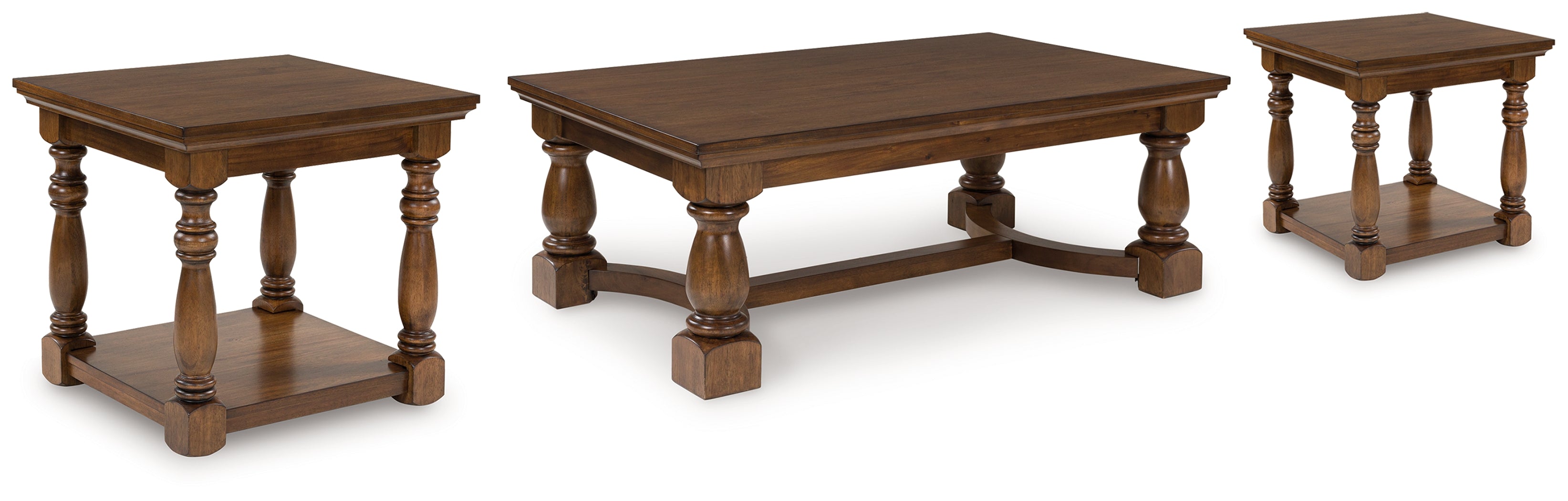 Hoover Furniture Outlet - Ashley Furniture - Sturlayne Coffee Table and 2 End Tables - Coffee Table and 2 End Tables - T609T2