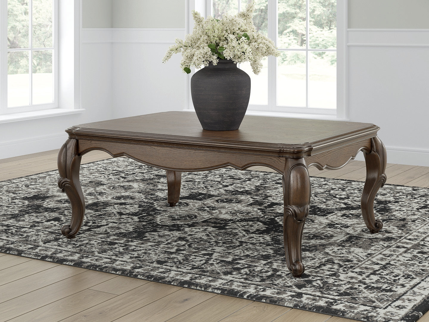 Hoover Furniture Outlet - Ashley Furniture - Maylee Coffee Table - Rectangular Cocktail Table - T617-1