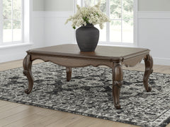 Hoover Furniture Outlet - Ashley Furniture - Maylee Coffee Table - Rectangular Cocktail Table - T617-1