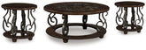 Hoover Furniture Outlet - Ashley Furniture - Frallyn Coffee Table and 2 Ends - Coffee Table and 2 Ends - T623T1