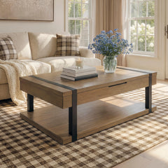 Hoover Furniture Outlet - Ashley Furniture - Jorannti Lift-Top Coffee Table - Rect Lift Top Cocktail Table - T631-9