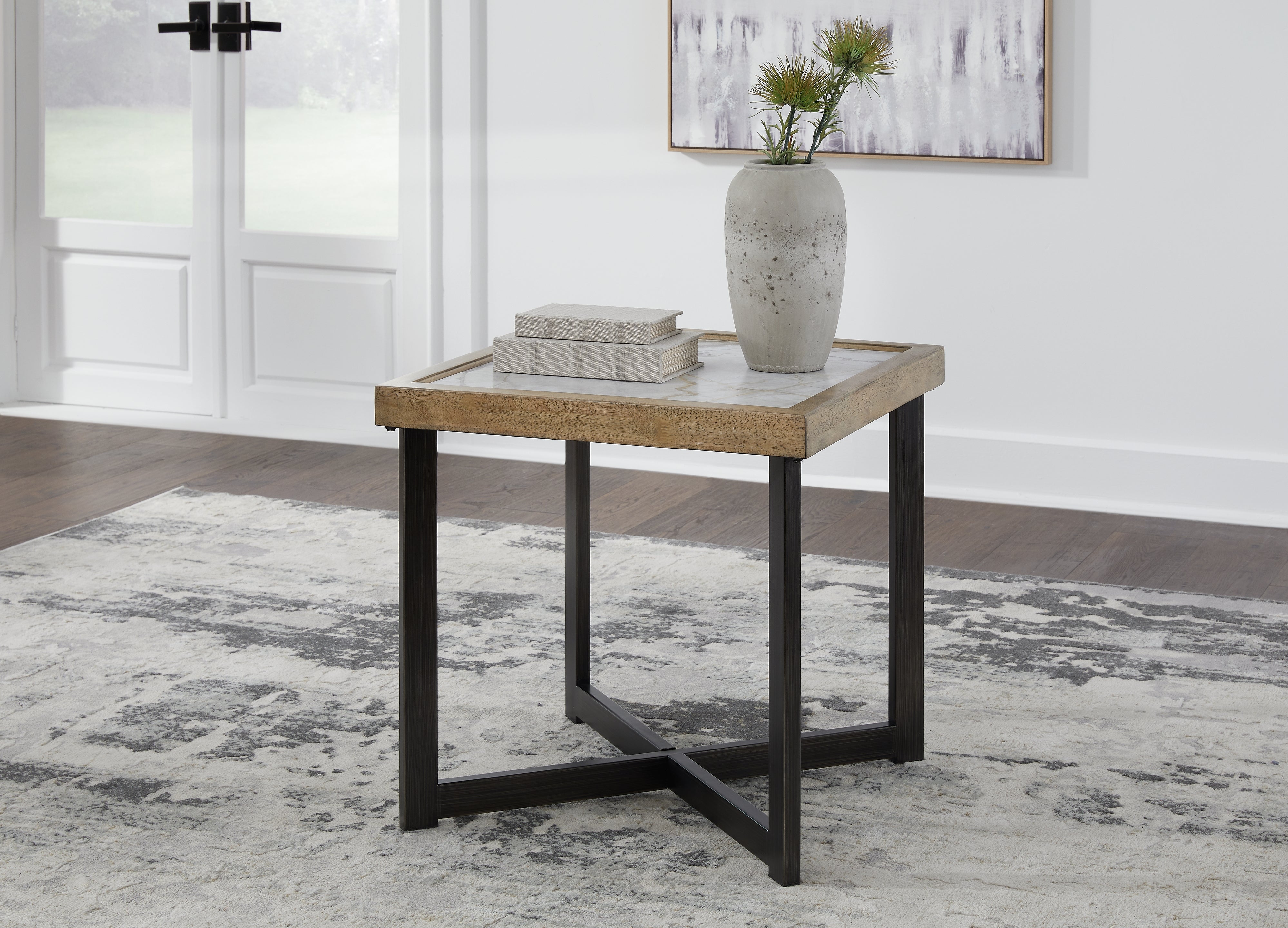 Hoover Furniture Outlet - Ashley Furniture - Montia End Table - Square End Table - T632-2