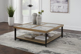 Hoover Furniture Outlet - Ashley Furniture - Montia Coffee Table - Square Cocktail Table - T632-8