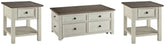 Hoover Furniture Outlet - Ashley Furniture - Bolanburg Coffee Table and 2 End Tables - Coffee Table and 2 End Tables - T637T3