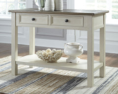 Hoover Furniture Outlet - Ashley Furniture - Bolanburg Sofa/Console Table - Sofa Table - T637-4