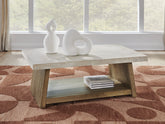 Hoover Furniture Outlet - Ashley Furniture - Brendalhouse Coffee Table - Rectangular Cocktail Table - T642-1