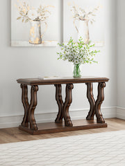 Hoover Furniture Outlet - Ashley Furniture - Maylee Sofa Table - Sofa Table - T647-4