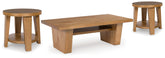 Hoover Furniture Outlet - Ashley Furniture - Kristiland Coffee Table and 2 End Tables - Coffee Table and 2 End Tables - T674T1