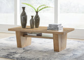 Hoover Furniture Outlet - Ashley Furniture - Kristiland Coffee Table - Rectangular Cocktail Table - T674-1