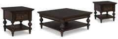 Hoover Furniture Outlet - Ashley Furniture - Veramond Coffee Table and 2 End Tables - Coffee Table and 2 End Tables - T694T1