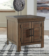 Hoover Furniture Outlet - Ashley Furniture - Moriville End Table - Rectangular End Table - T731-3