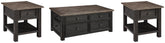 Hoover Furniture Outlet - Ashley Furniture - Tyler Creek Coffee Table and 2 End Tables - Coffee Table and 2 End Tables - T736T2