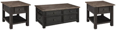 Hoover Furniture Outlet - Ashley Furniture - Tyler Creek Coffee Table and 2 End Tables - Coffee Table and 2 End Tables - T736T2
