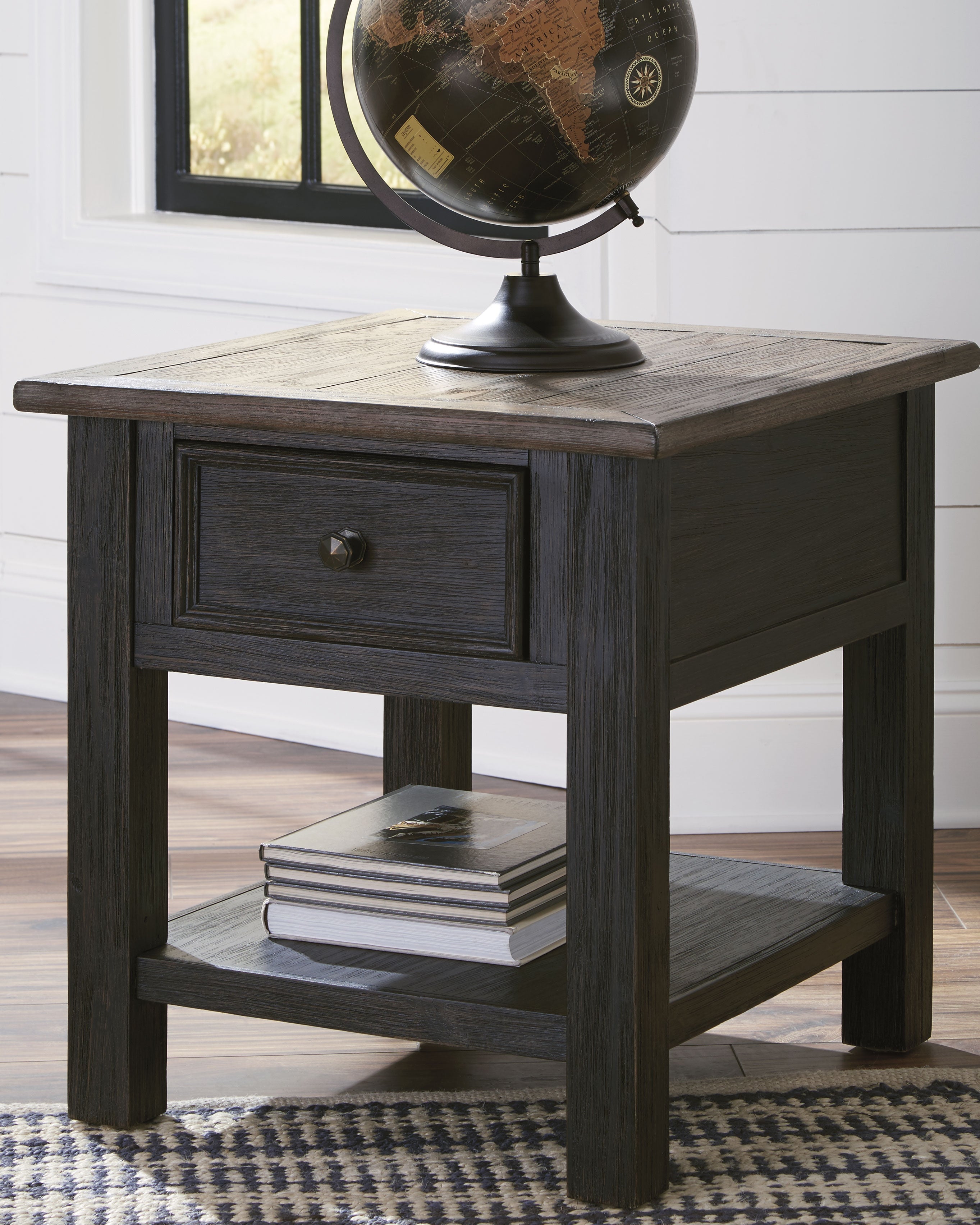 Hoover Furniture Outlet - Ashley Furniture - Tyler Creek End Table - Rectangular End Table - T736-3