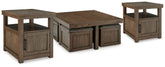 Hoover Furniture Outlet - Ashley Furniture - Boardernest Coffee Table and 2 End Tables - Coffee Table and 2 End Tables - T738T1
