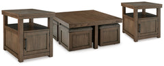 Hoover Furniture Outlet - Ashley Furniture - Boardernest Coffee Table and 2 End Tables - Coffee Table and 2 End Tables - T738T1