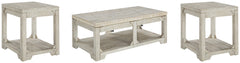 Hoover Furniture Outlet - Ashley Furniture - Fregine Coffee Table and 2 End Tables - Coffee Table and 2 End Tables - T755T1