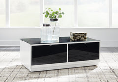 Hoover Furniture Outlet - Ashley Furniture - Gardoni Coffee Table - Rectangular Cocktail Table - T756-1