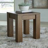 Hoover Furniture Outlet - Ashley Furniture - Rosswain End Table - Square End Table - T763-2