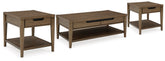 Hoover Furniture Outlet - Ashley Furniture - Roanhowe Coffee Table and 2 End Tables - Coffee Table and 2 End Tables - T769T1