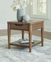 Hoover Furniture Outlet - Ashley Furniture - Roanhowe End Table - Rectangular End Table - T769-3