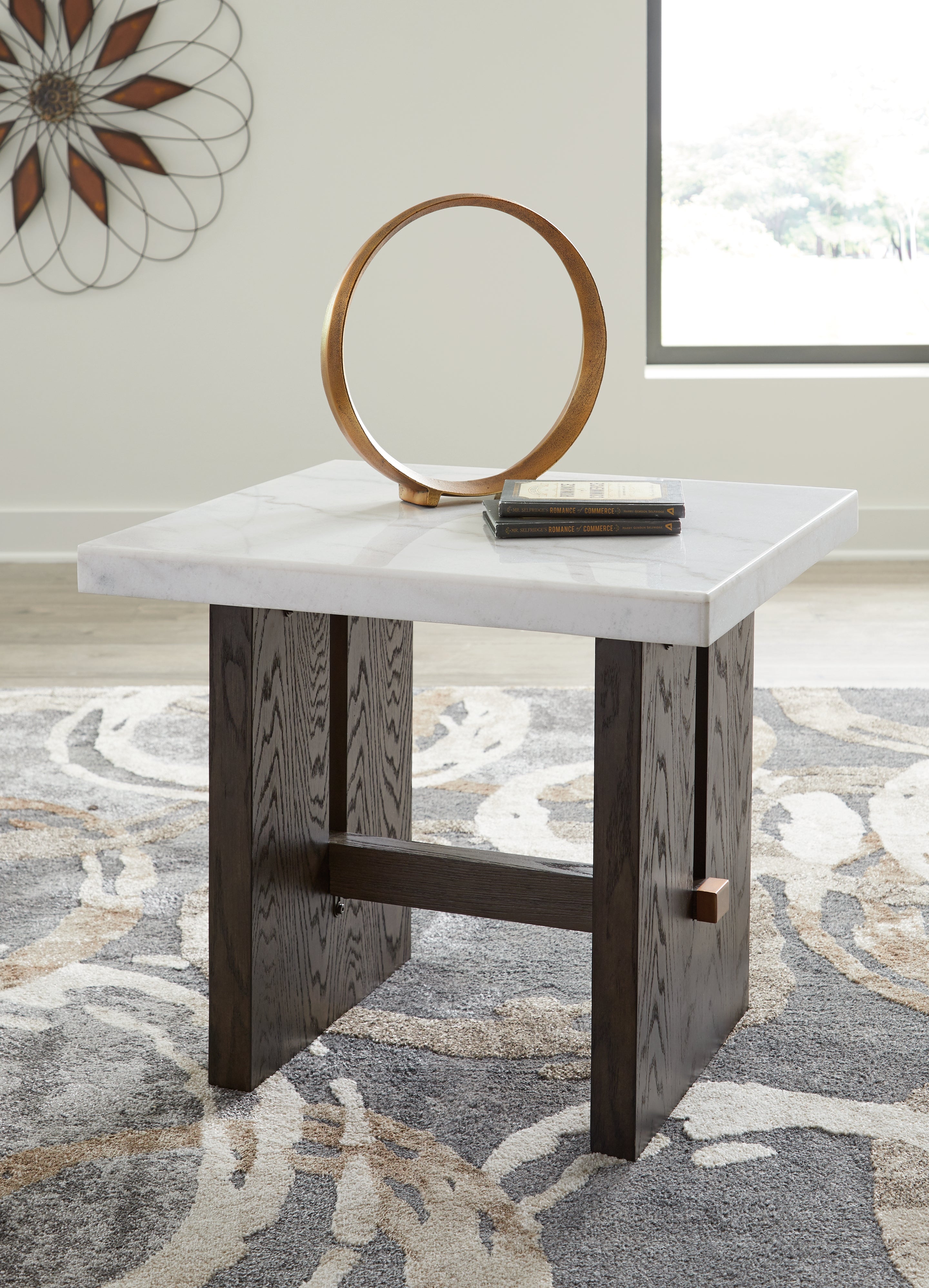 Hoover Furniture Outlet - Ashley Furniture - Burkhaus End Table - Rectangular End Table - T779-3