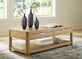 Hoover Furniture Outlet - Ashley Furniture - Rencott Coffee Table - Rectangular Cocktail Table - T781-1