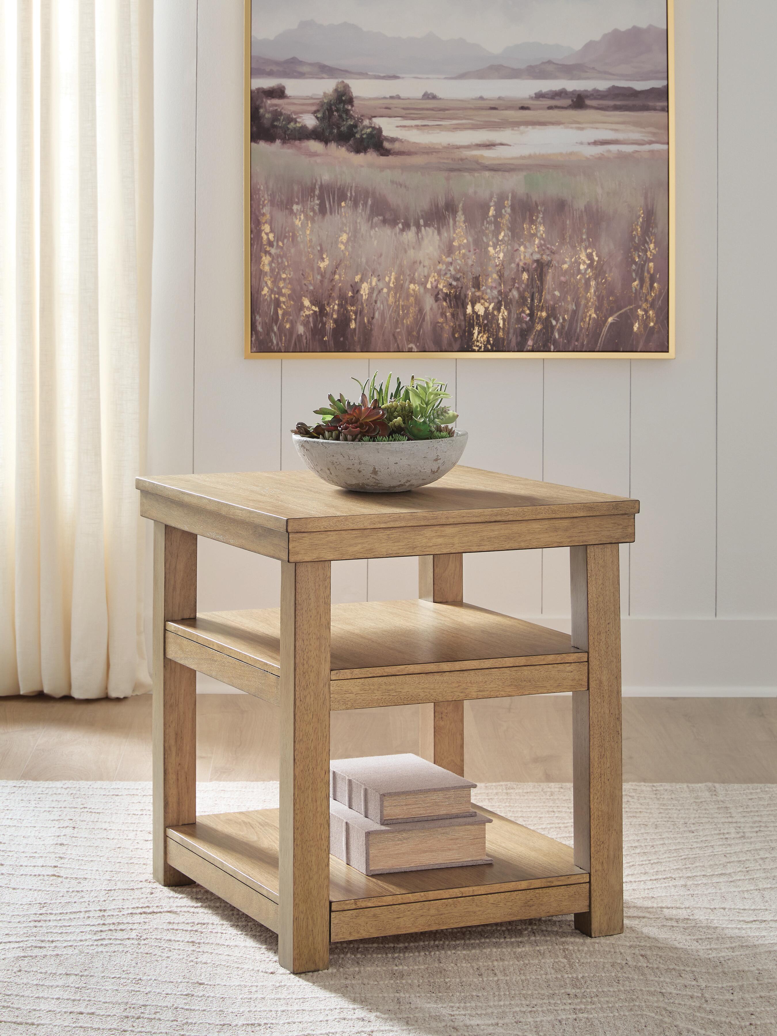 Hoover Furniture Outlet - Ashley Furniture - Wittenmyer End Table - Rectangular End Table - T794-3