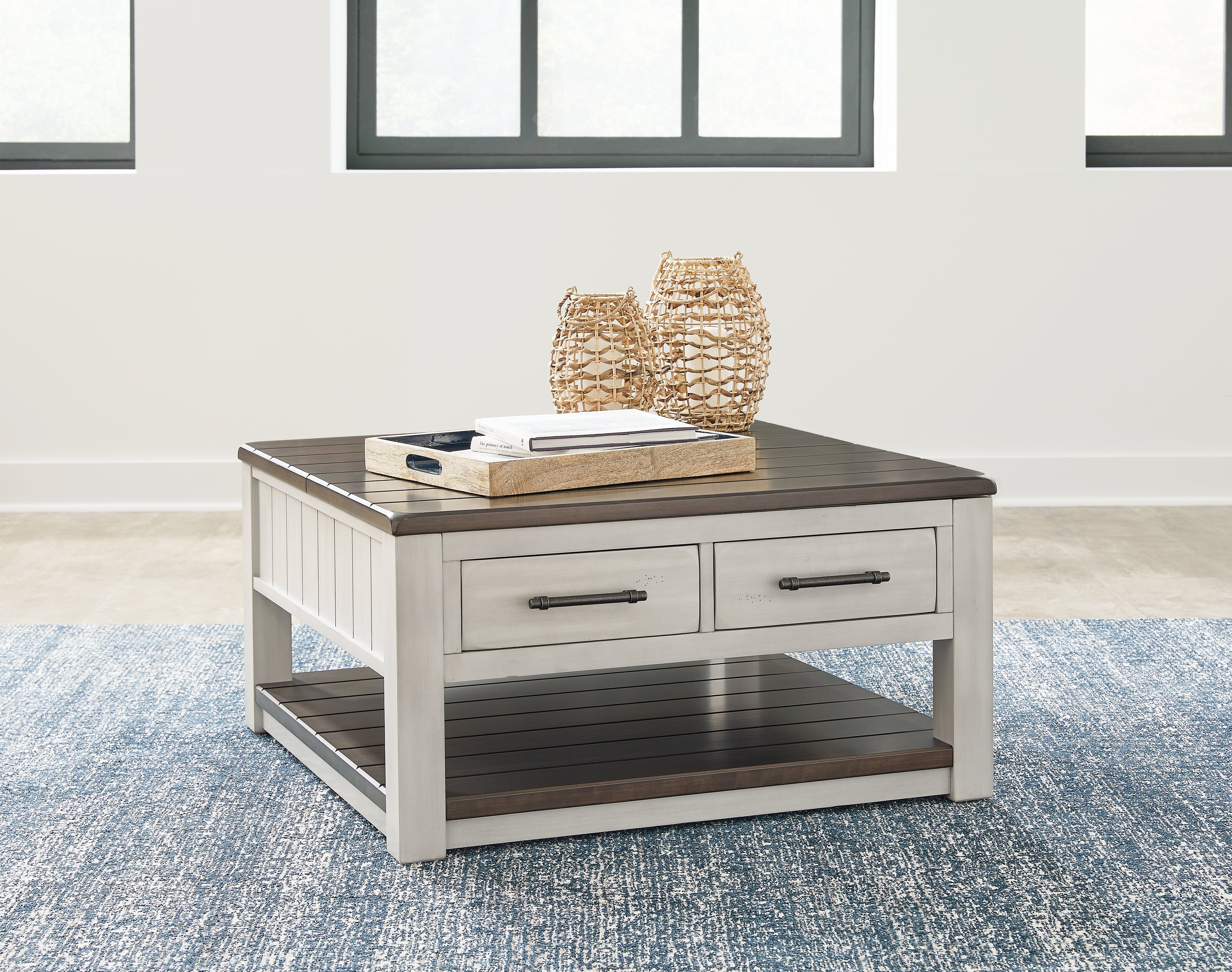 Hoover Furniture Outlet - Ashley Furniture - Darborn Lift-Top Coffee Table - Lift Top Cocktail Table - T796-00