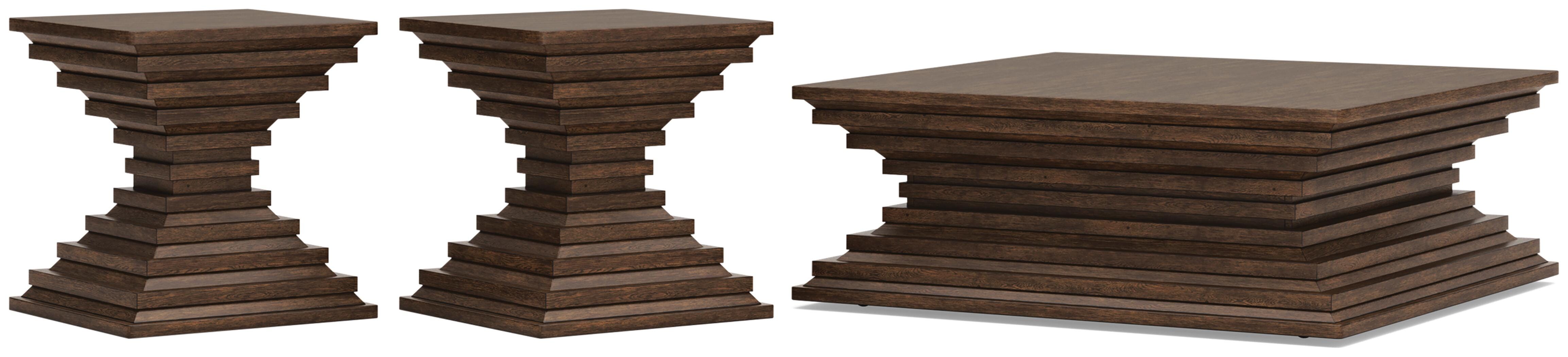 Hoover Furniture Outlet - Ashley Furniture - Hannodream Coffee Table and 2 Ends - Coffee Table and 2 Ends - T821T1