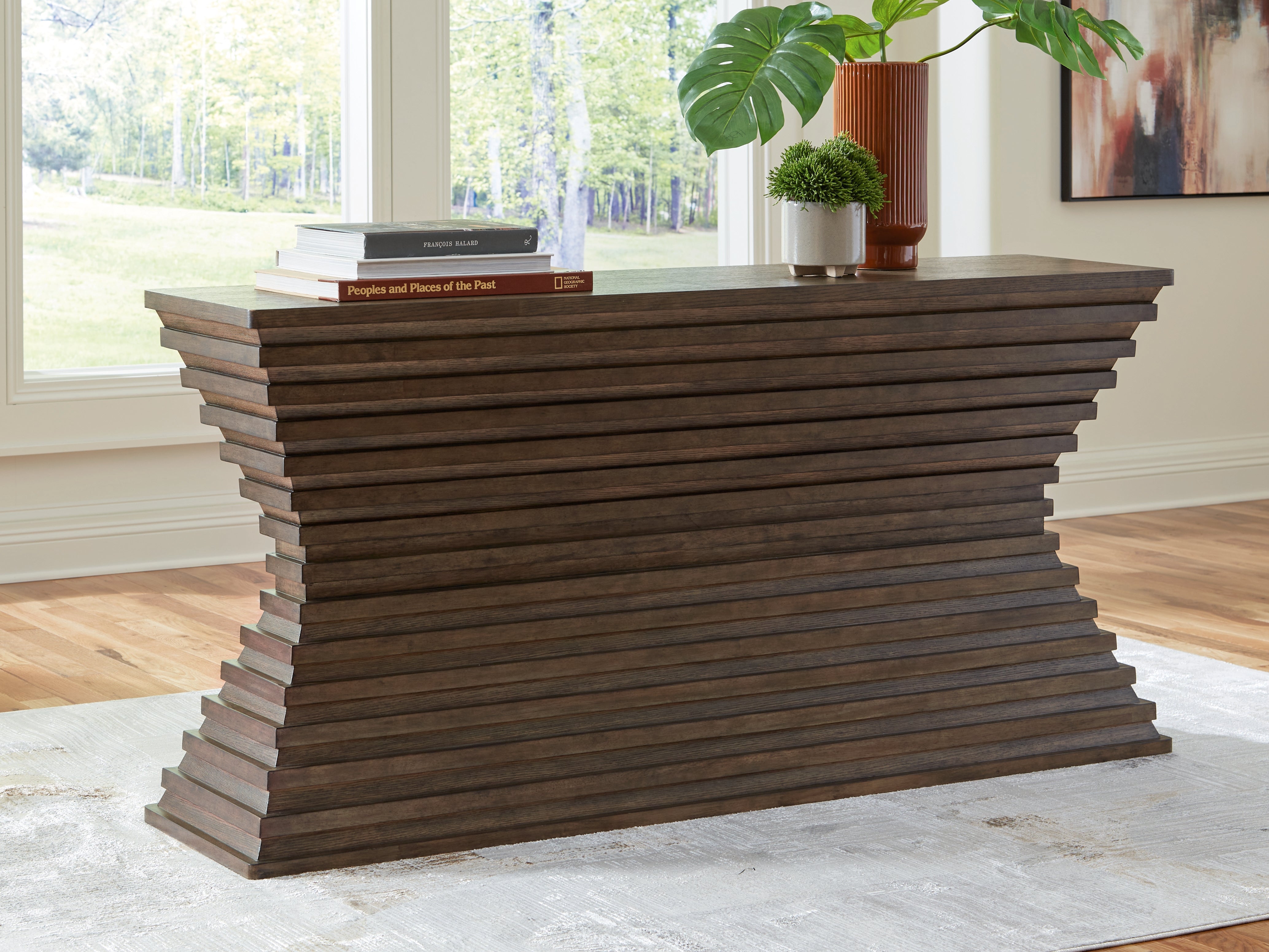 Hoover Furniture Outlet - Ashley Furniture - Hannodream Sofa Table - Sofa Table - T821-4