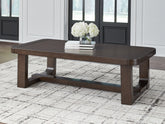 Hoover Furniture Outlet - Ashley Furniture - Breckington Coffee Table - Rectangular Cocktail Table - T856-1