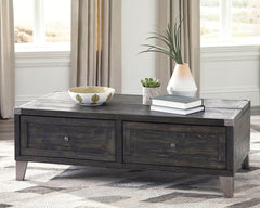 Hoover Furniture Outlet - Ashley Furniture - Todoe Coffee Table with Lift Top - Lift Top Cocktail Table - T901-9
