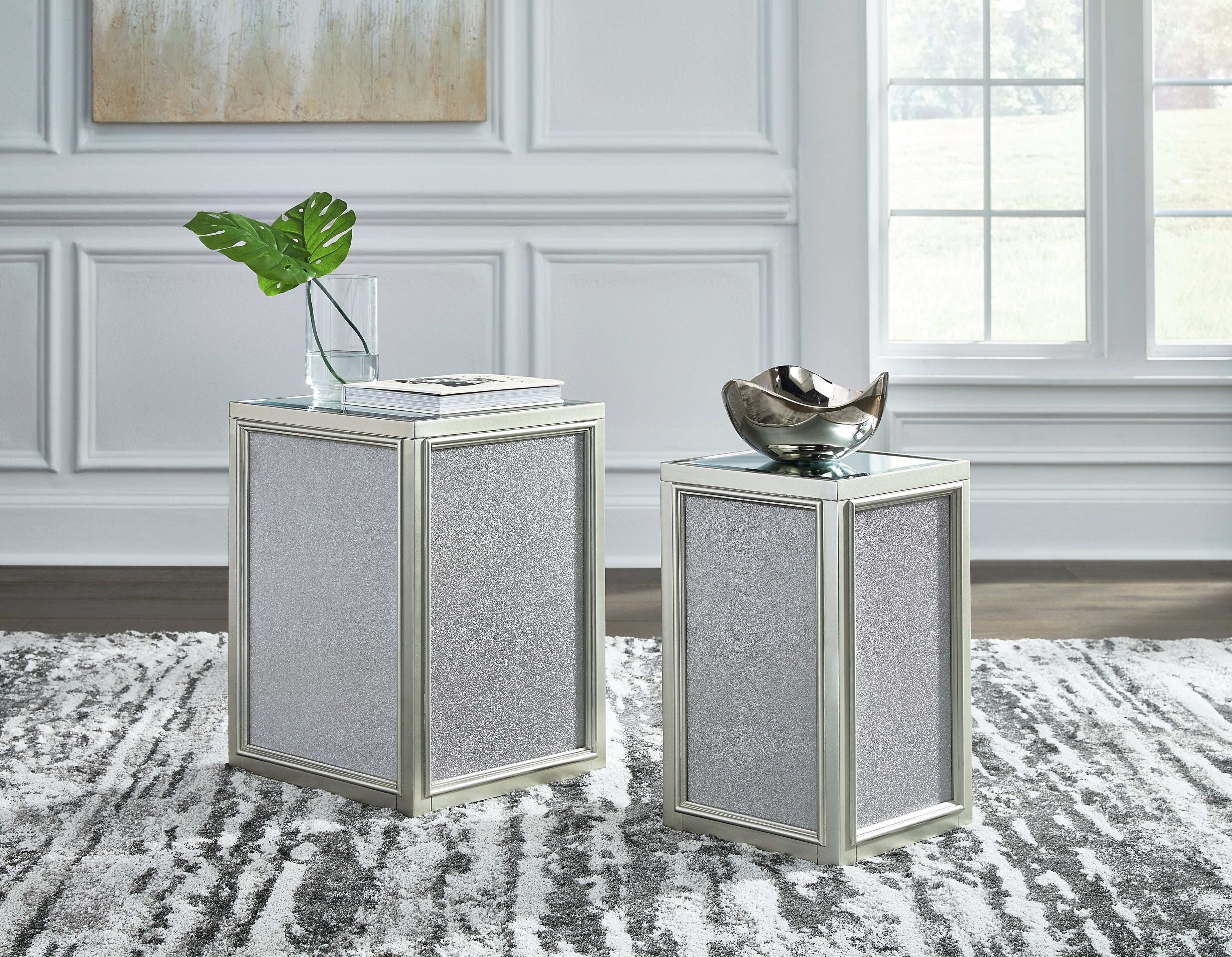 Hoover Furniture Outlet - Ashley Furniture - Traleena Nesting End Table (Set of 2) - Nesting End Tables (Set of 2) - T957-16