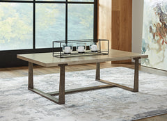 Hoover Furniture Outlet - Ashley Furniture - Dalenville Coffee Table - Rectangular Cocktail Table - T965-1