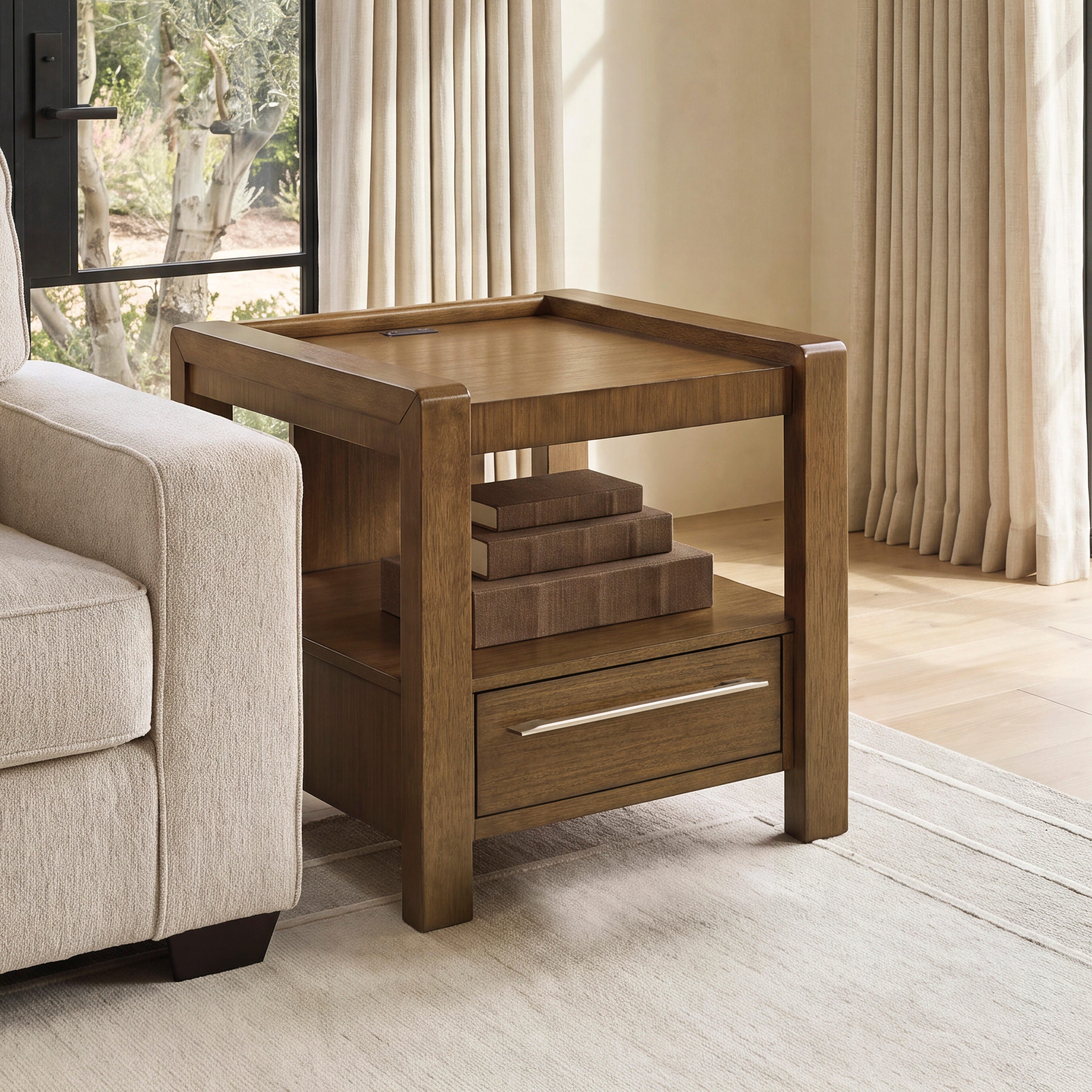 Hoover Furniture Outlet - Ashley Furniture - Marxmore End Table - Square End Table - T983-2