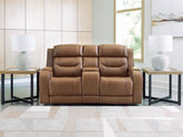 Hoover Furniture Outlet - Ashley Furniture - Knightington Power Reclining Loveseat with Audio Seating - PWR REC Love w/Audio Seating - PCU1160018A