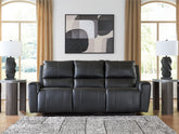 Hoover Furniture Outlet - Ashley Furniture - Glossmore Reclining Sofa - Reclining Sofa - PCU1170088
