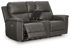 Bleckley Power Reclining Loveseat with Console