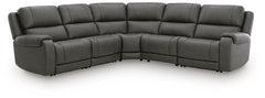 Hoover Furniture Outlet - Ashley Furniture - 5Z - Pittson 5-Piece Power Reclining Sectional - 5-Piece Power Reclining Sectional - PCU12600S9