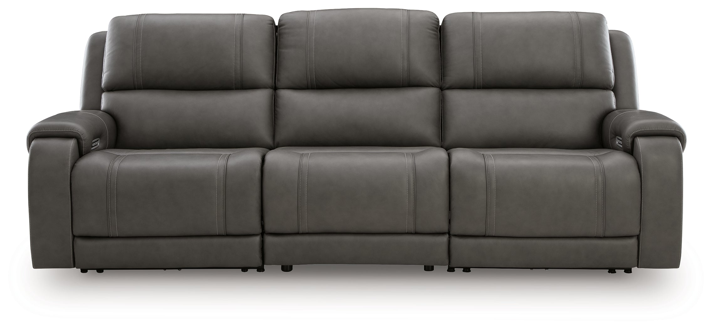 Hoover Furniture Outlet - Ashley Furniture - 5Z - Pittson 3-Piece Power Sectional Reclining Sofa - 3-Piece Power Sectional Reclining Sofa / Anchor - PCU12600S3