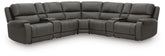 Hoover Furniture Outlet - Ashley Furniture - 5Z - Pittson 7-Piece Power Reclining Sectional - 7-Piece Power Reclining Sectional - PCU12600S7