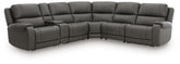 Hoover Furniture Outlet - Ashley Furniture - 5Z - Pittson 6-Piece Power Reclining Sectional - 6-Piece Power Reclining Sectional - PCU12600S12